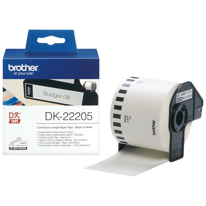 برچسب پرینتر لیبل زن برادر مدل DK-22205 Brother DK-22205 Label Printer Label